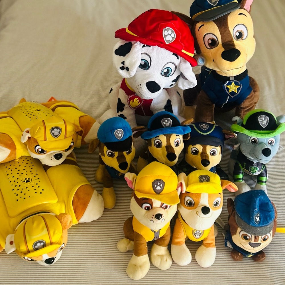 Paw Patrol Plushie Lot